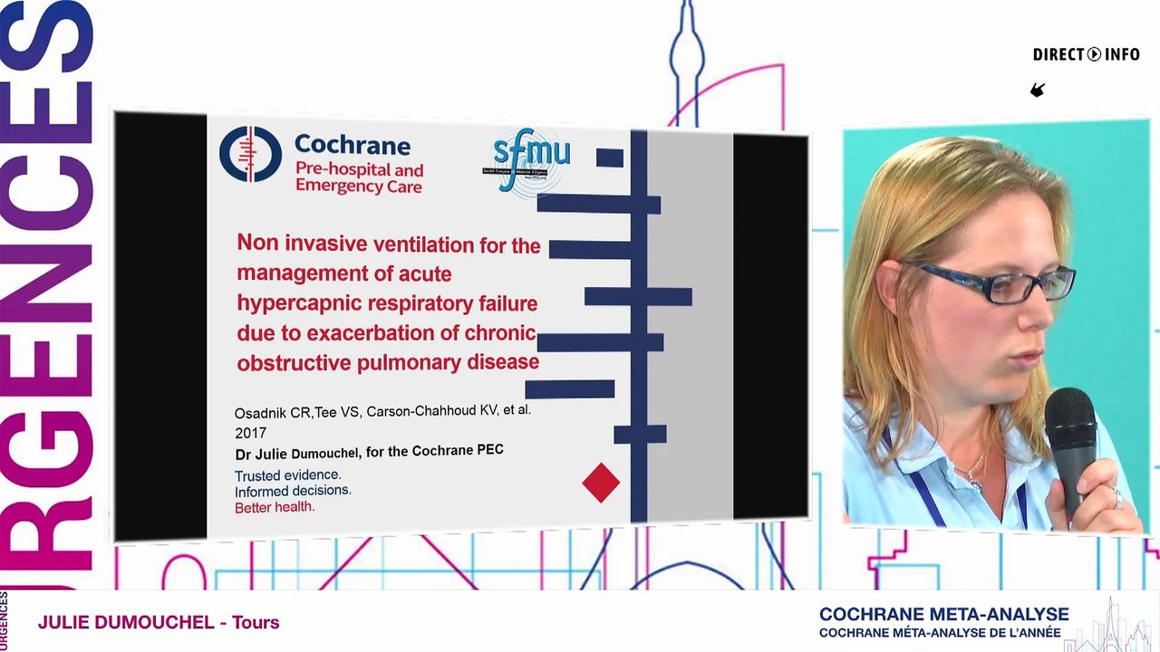Non invasive ventilation for the management of acute hypercapnic respiratrory failure due to exacerbation of chronic obstructive pulmonary disease