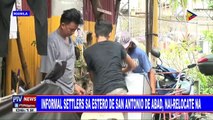 Informal settlers sa Estero de San Antonio de Abad, nai-relocate na