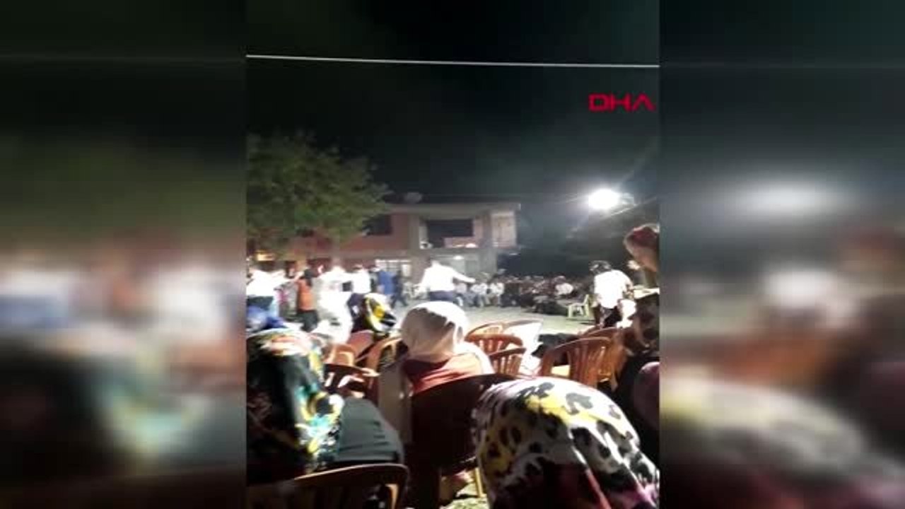 SAMSUN Tehlikeye aldırış etmeden dakikalarca havaya ateş ettiler