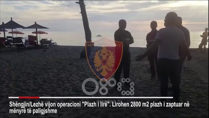 Download Video: RTV Ora - Shengjin, lirohen dhe 2800 m2 plazh i zaptuar