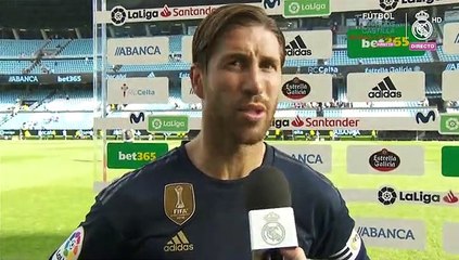 Sergio Ramos: "Hay que aspirar a las tres competiciones y seguir en una racha como la de hoy"