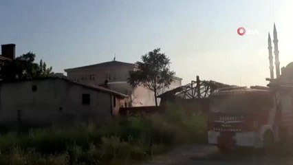 Çorum'da depo yangını