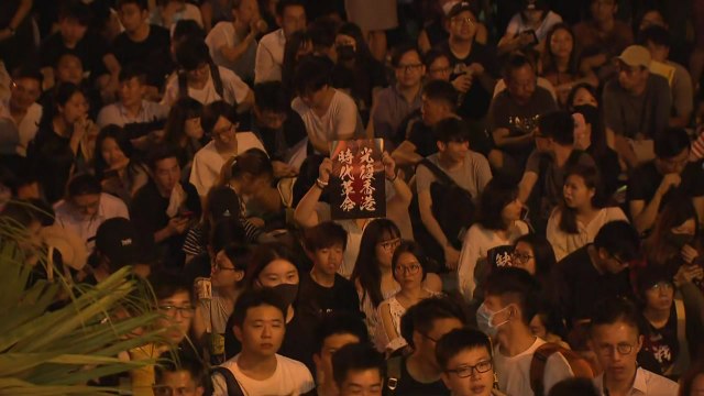 어젯밤도 홍콩 시위... 美·英, 시위 지지하라 / YTN