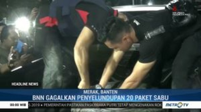 BNN Gagalkan Penyelundupan 20 Kg Sabu di Pelabuhan Merak