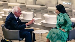 Cardi B and Bernie Sanders got real about taxes, healthcare, and even their nails