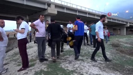 Baraj göletinde akıntıya kapılan yabancı uyruklu genç kayboldu