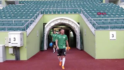 Konyaspor, Ankaragücü maçının provasını yaptı