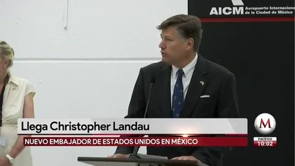 Christopher Landau: Existen retos en la relación Mexico-Estados Unidos