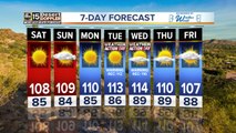 Hot weekend weather ahead for the Valley