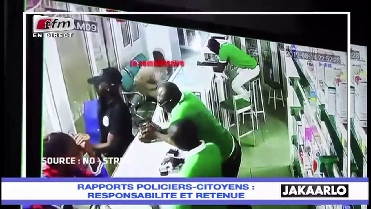 Jakaarlo bi du 16 Aout 2019 : Rapports policiers-citoyens, responsabilité et retenue