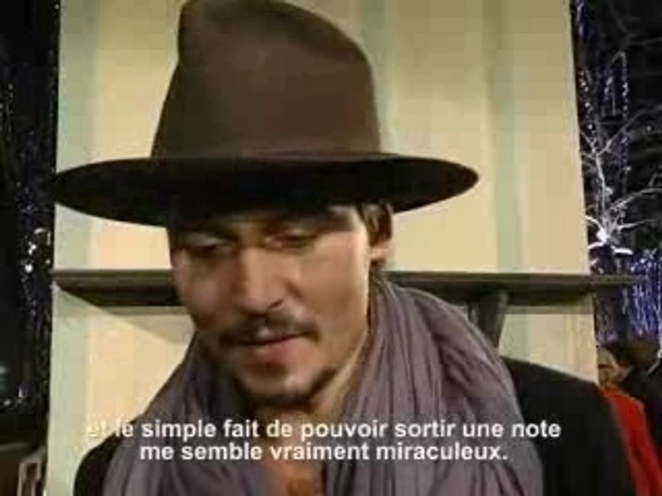 Johnny Depp - Premiere Sweeney Todd