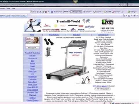 ProForm Personal Trainer Treadmill