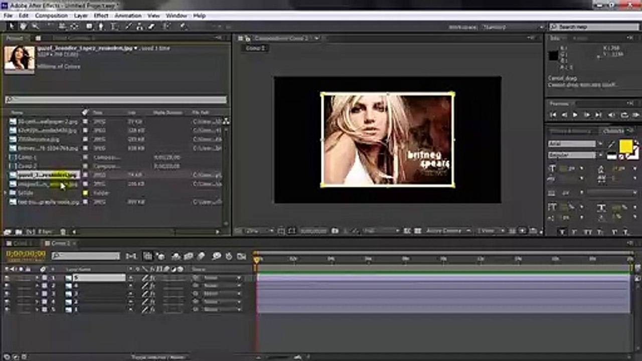 Bài 12: Tạo chuyển động cho nhiều đối tượng trong After Effects