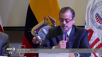 Usaid reabrirá oficina en Ecuador, cerrada en 2014 entre tensas relaciones