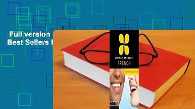Full version Complete French Best Sellers Rank : #4