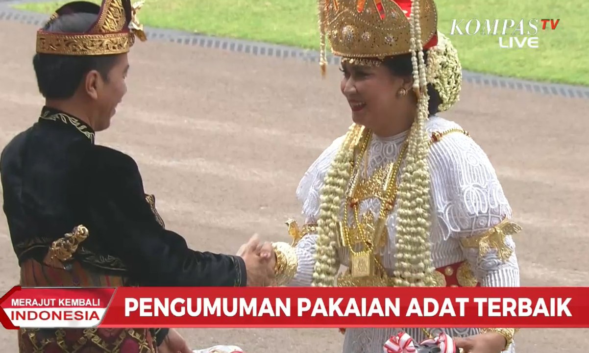 3 Pemenang Pakaian Adat Terbaik Upacara HUT RI di Istana Negara