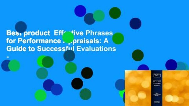 Best product Effective Phrases for Performance Appraisals: A Guide to Successful Evaluations -