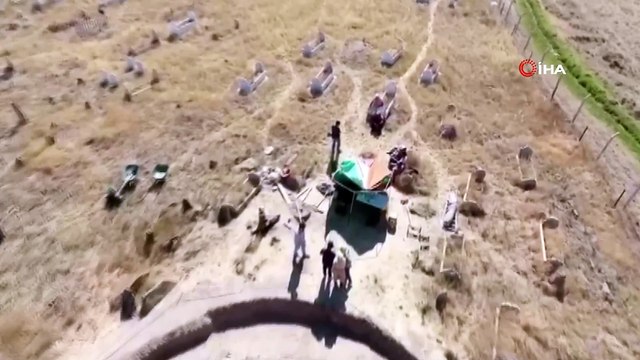 Erzurum’da Alaaddin Keykubat ve annesi Gürcü Hatun’un mezarı arandı...Alınan örnekler DNA testine gönderildi