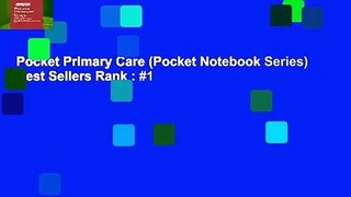 Pocket Primary Care (Pocket Notebook Series)  Best Sellers Rank : #1