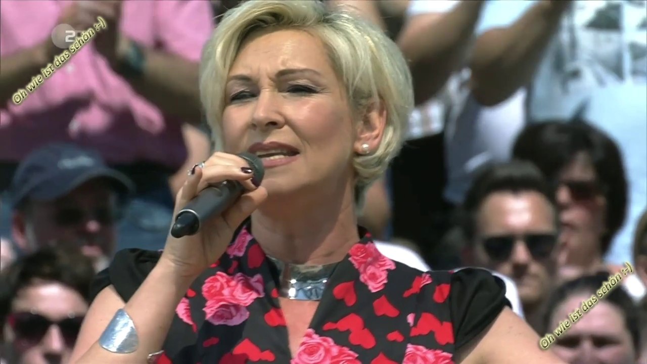 Claudia Jung - Frauenherzen - | ZDF Fernsehgarten 11.06.2017