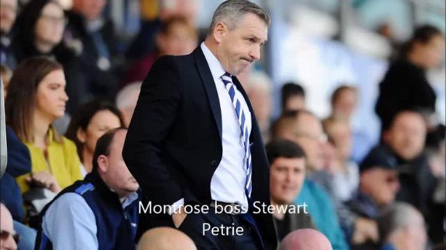 Falkirk and Montrose managers ' reaction