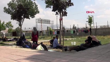 Van otogarı mülteci kampı gibi