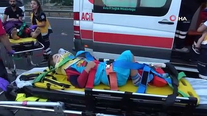 TEM’de feci kaza: 2’si çocuk 13 yaralı