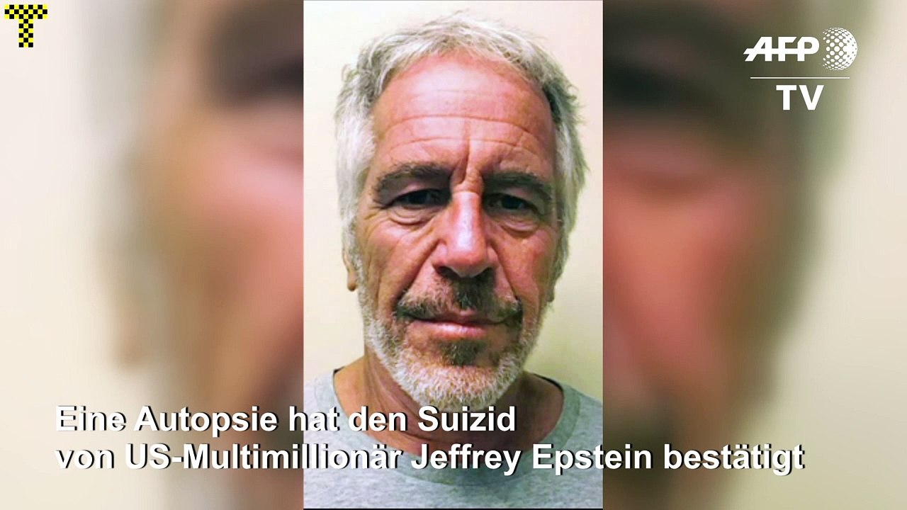 Autopsie bestätigt Suizid von US-Multimillionär Epstein