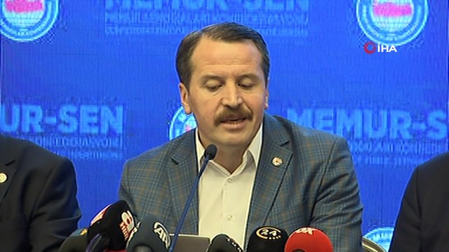 Memur-Sen Genel Başkanı Ali Yalçın, değerlendirilen teklif paketine ilişkin açıklamalarda bulundu