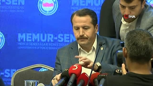 Memur-Sen Genel Başkanı Ali Yalçın, değerlendirilen teklif paketine ilişkin açıklamalarda bulundu