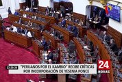 Congresistas y hasta el Ejecutivo en desacuerdo por incorporación de Yesenia Ponce a bancada PpK