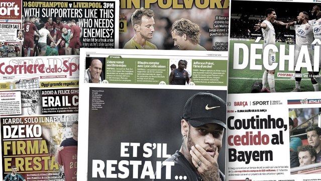 La déroute du Barça fait grand bruit en Espagne, la presse anglaise s’amuse de la blessure d’Adrian après le sacre de Liverpool