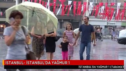 İSTANBUL- İSTANBUL'DA YAĞMUR 1