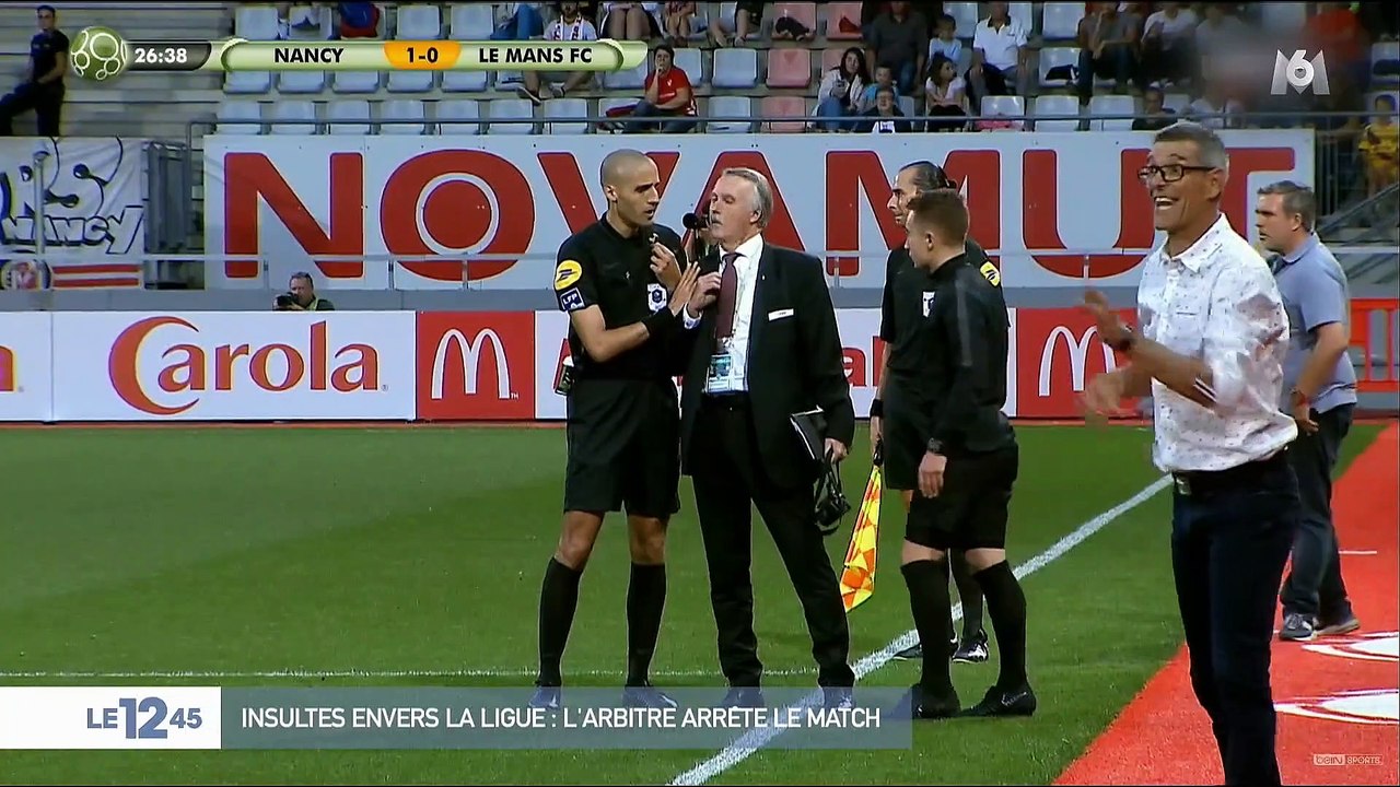 Nancy-Le Mans : le match interrompu à cause de chants homophobes, une première
