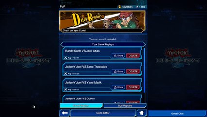 Yu-Gi-Oh! Duel Links Replay pvp (amcapril♀)
