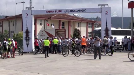Deprem farkındalığı için pedala bastılar