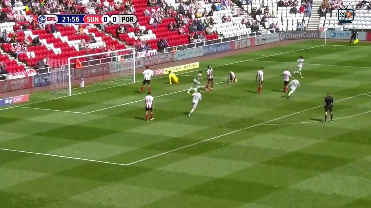 0-1 Harness GREAT GOAL - Sunderland 0-[1] Portsmouth - 170819