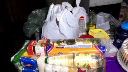 Entrega de alimentos no bairro Novo Itambé