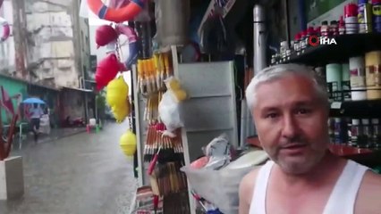 Fatih’e metrekareye 114 kilogram yağış düştü