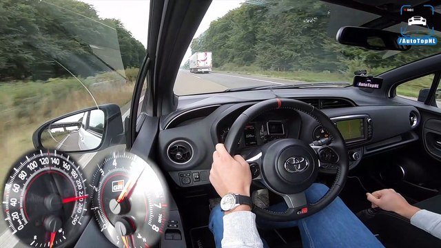 Toyota Yaris GRMN TOP SPEED on AUTOBAHN (NO SPEED LIMIT) by AutoTopNL