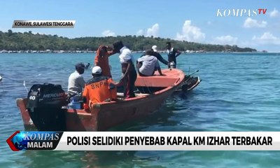 Polisi Selidiki Penyebab Kapal KM Izhar Terbakar