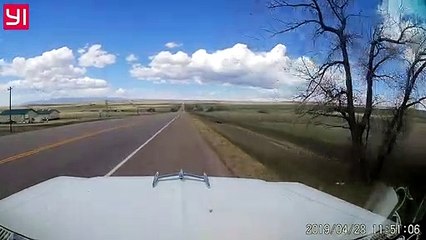 Man Swerves to Avoid Car that Causes Head-On Collision