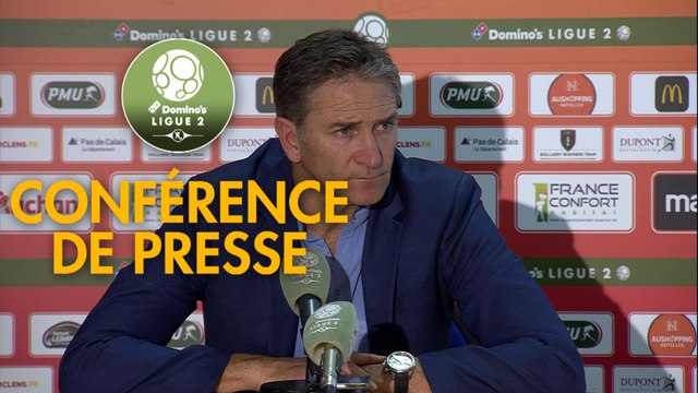 Conférence de presse RC Lens - Havre AC (1-3) : Philippe MONTANIER (RCL) - Paul LE GUEN (HAC) - 2019/2020