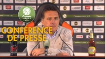 Conférence de presse FC Lorient - FC Sochaux-Montbéliard (1-0) : Christophe PELISSIER (FCL) - Omar DAF (FCSM) - 2019/2020
