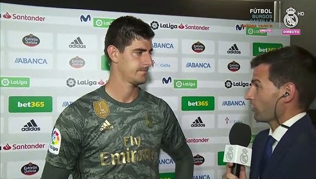 Courtois: Sabíamos que estábamos preparándonos bien