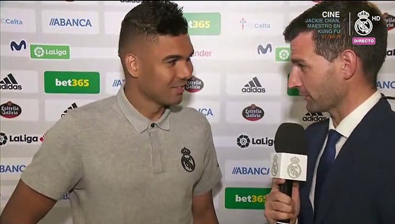 Casemiro: "Cuando nosotros estamos enchufados las cosas salen bien"