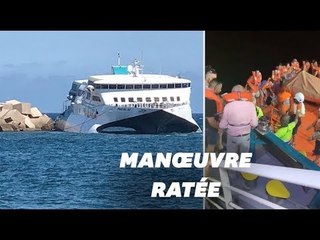 Un ferry de la "Balearia" s'échoue à Dénia, 400 personnes évacuées