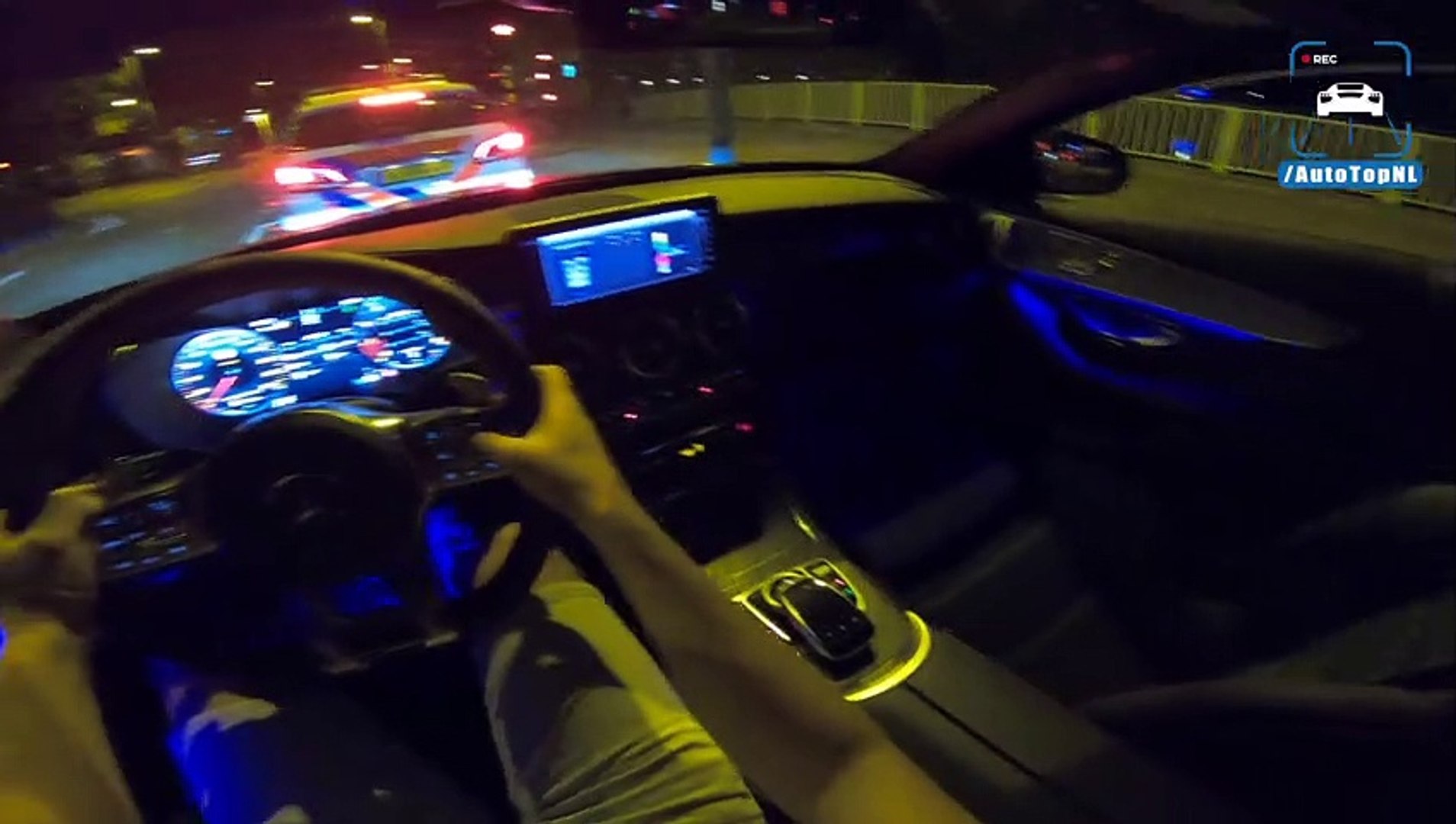 NEW! Mercedes AMG C Class C43 NIGHT DRIVE POV Ambient Lighting by AutoTopNL