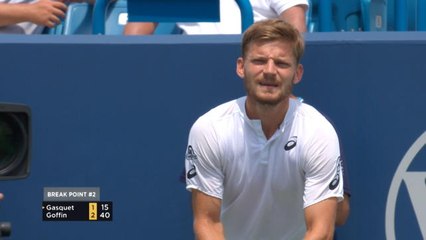 Cincinnati - Goffin trop fort pour Gasquet