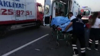 İzmir-İstanbul otoyolunda feci kaza: 2 ölü, 2 yaralı